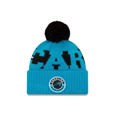 Carolina Panthers Gorra | New Era NFL Alternate Cold Weather Sport Knit Beanie Mexico - Negros